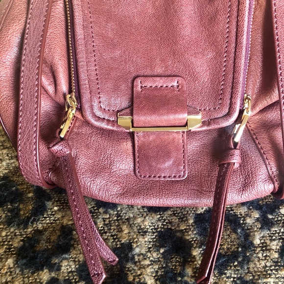 Kooba Mini Jonnie Leather Crossbody Bag in Chianti - Picture 2 of 7